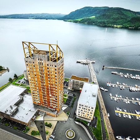 Mjos Tower Suite - Lovely Lake View Brumunddal Exterior photo