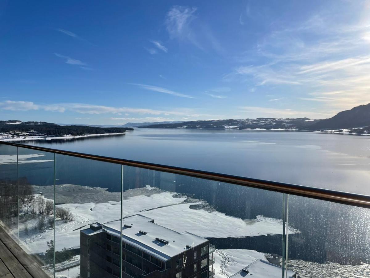Mjos Tower Suite - Lovely Lake View Brumunddal Exterior photo