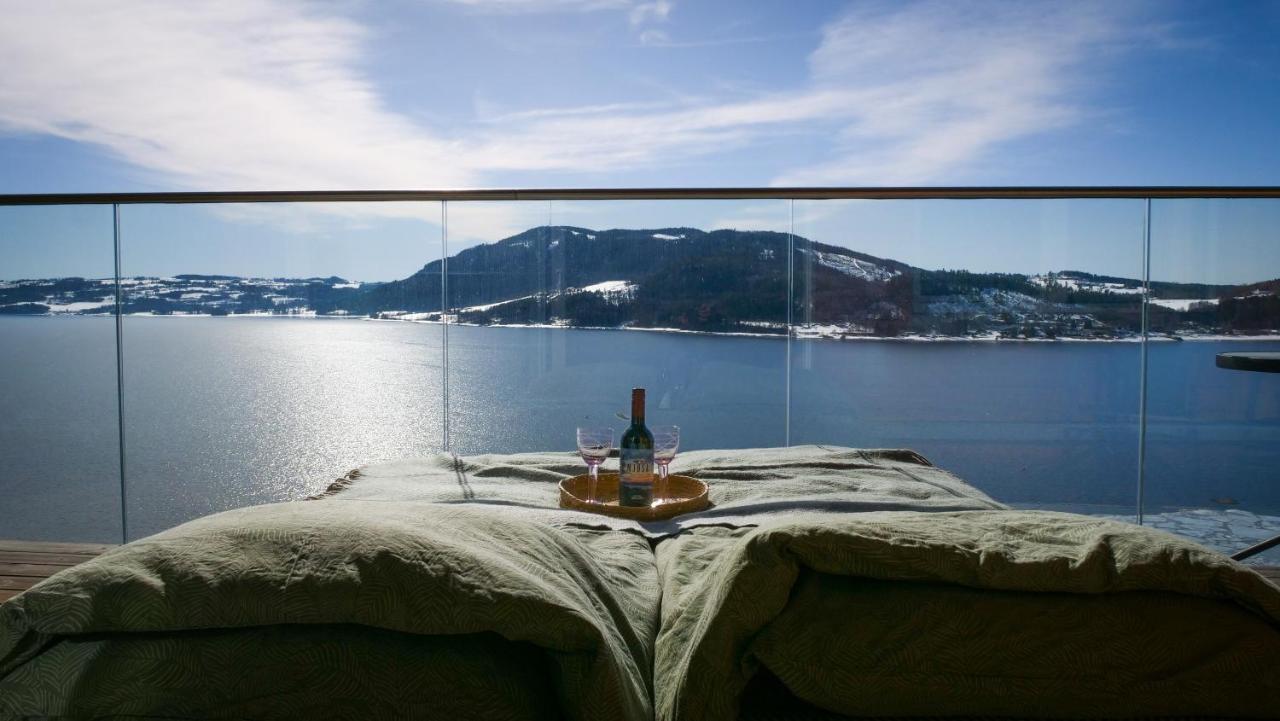 Mjos Tower Suite - Lovely Lake View Brumunddal Exterior photo
